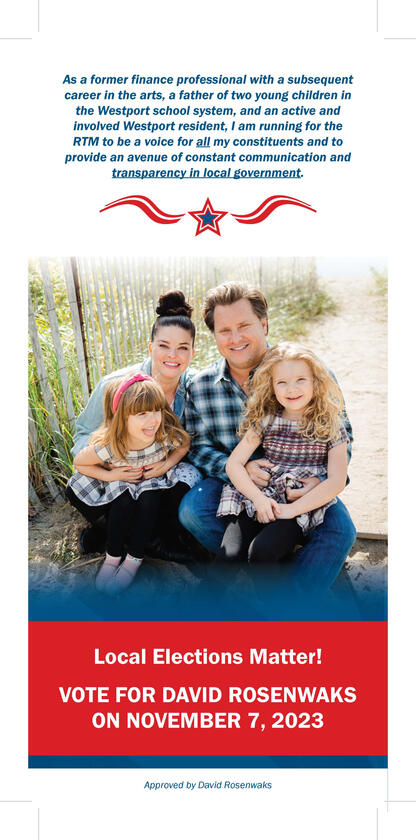 David Rosenwaks Palm Card Back