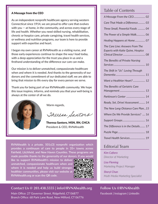 RVNAhealth Magazine Issue 01 Pg 02 RVNAhealth Magazine Issue 01 Pg 02